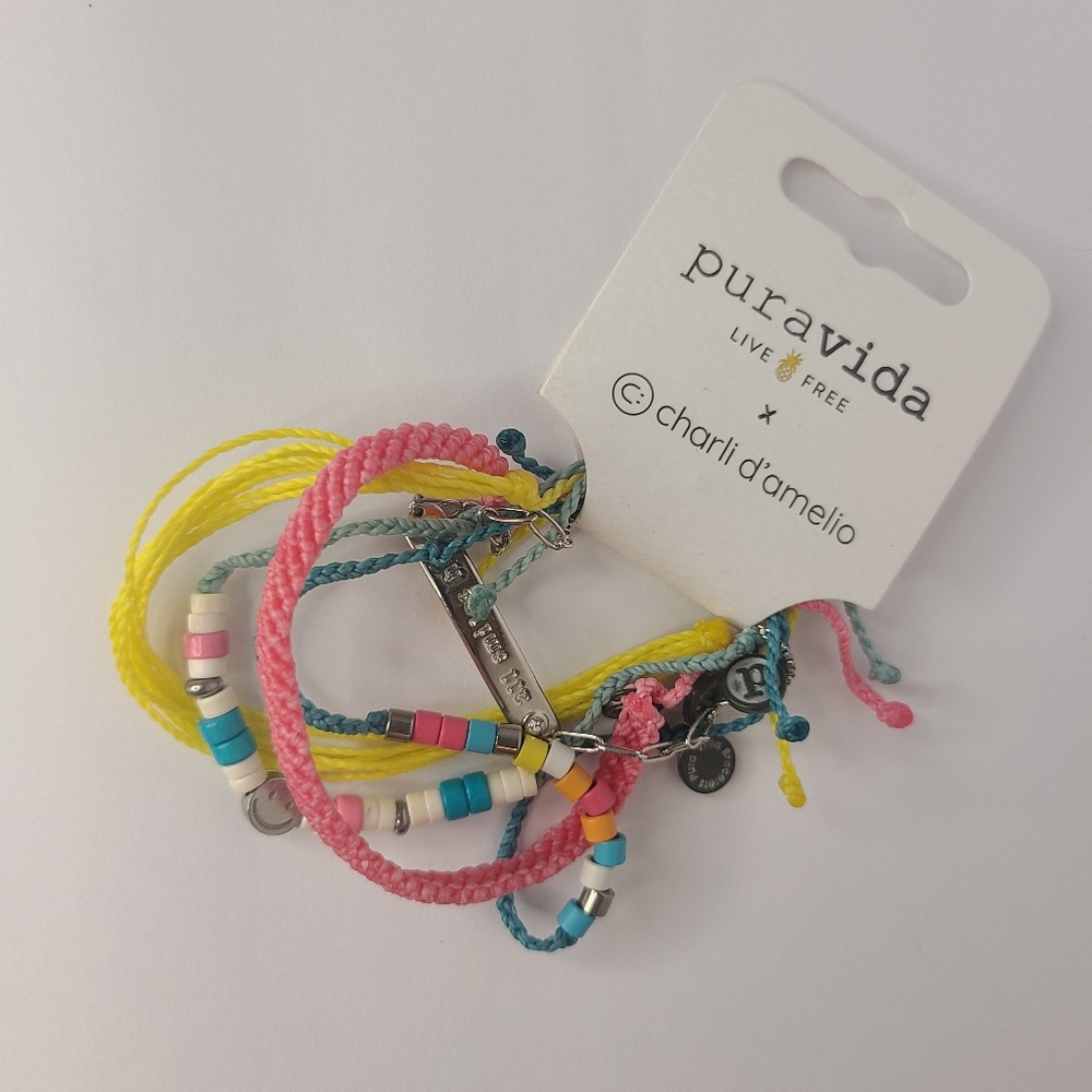 Pura Vida Charli D'Amelio Bracelet Style NWT